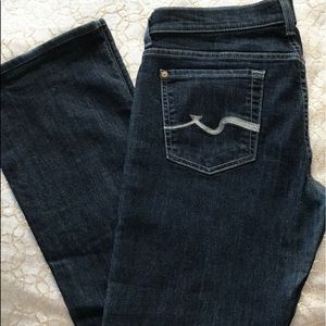 7 For All Mankind boot cut jeans, size 30.